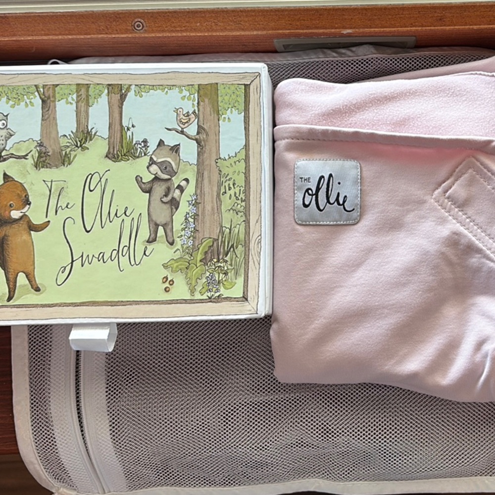 Lavender Ollie baby swaddle